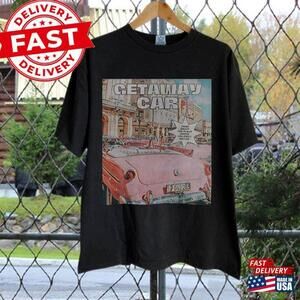 Album Cover Retro Music Get Away Car T-Shirt Classic